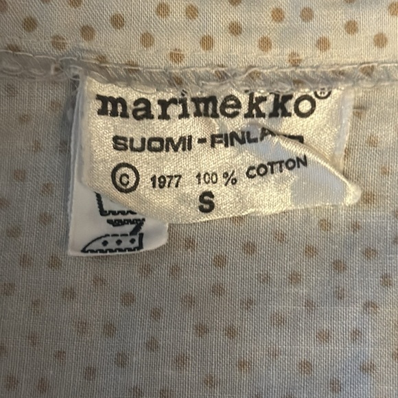 VINTAGE Marimekko Tie-Waist Dress, One Size - Picture 8 of 8
